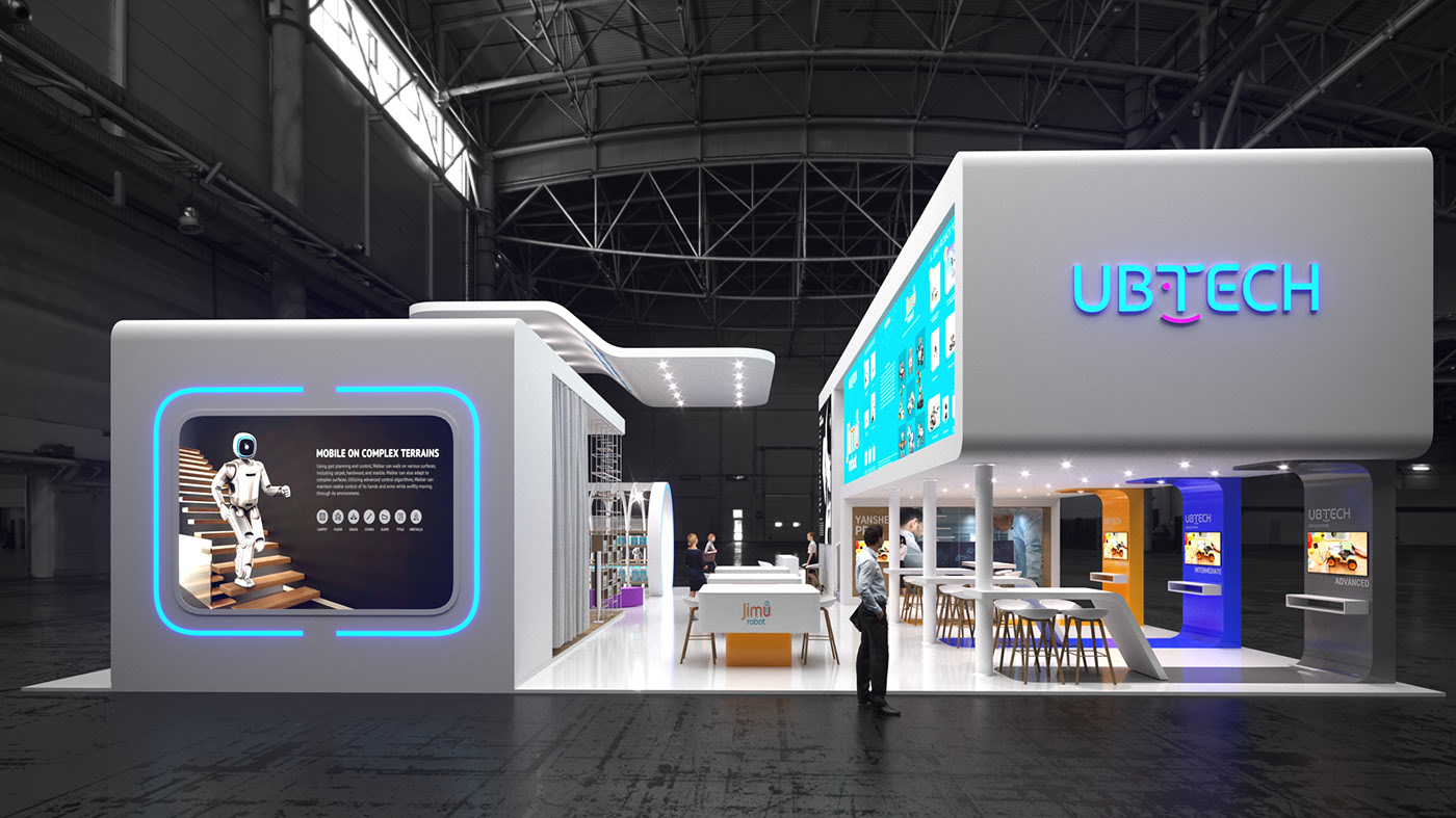 ubtech展臺設(shè)計(jì)