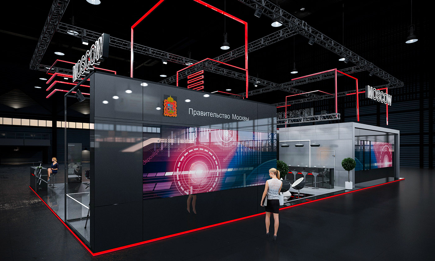 STUDIO展臺搭建設(shè)計側(cè)面